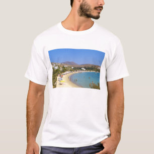 Camiseta Grecia, isla de Paros, playa de Krios desde arriba