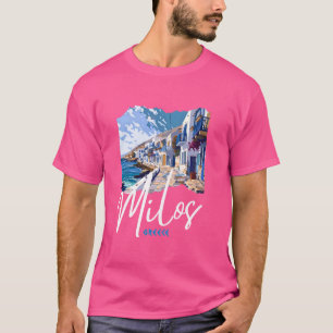 Camiseta Grecia Milos Pintando un recuerdo Grecia Milos