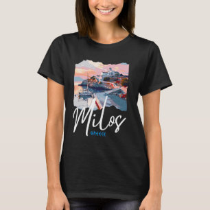 Camiseta Grecia Milos Souvenir Grecia Milos