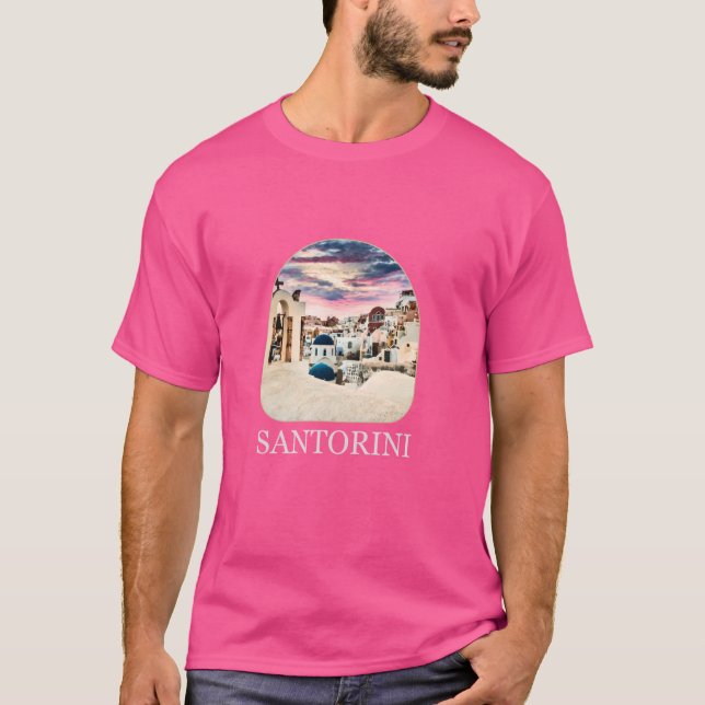 Camiseta Grecia Santorini (Anverso)