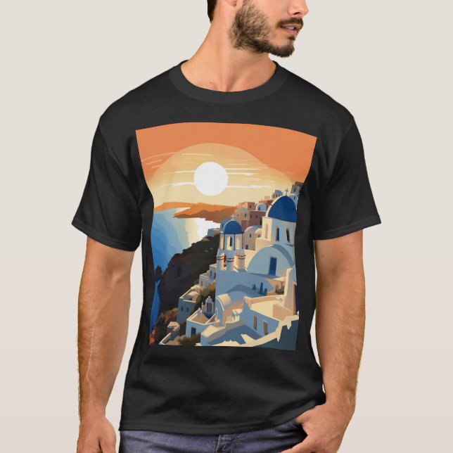 CAMISETA GRECIA SANTORINI #1 (Anverso)