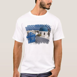 Camiseta Grecia y la isla griega de Santorini desde la
