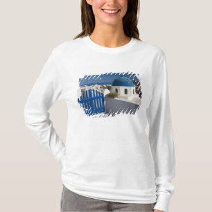 Camiseta Grecia y la isla griega de Santorini desde la