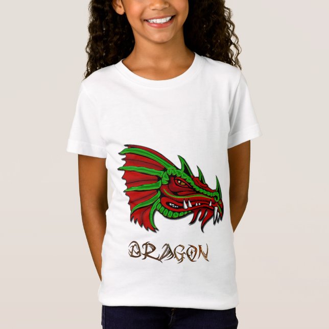 Camiseta Grecken the Mystical Dragon Fantasy Art (Anverso)
