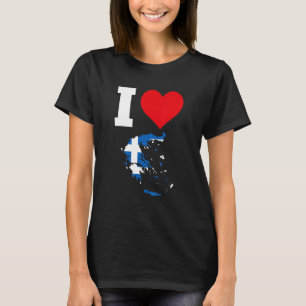 Camiseta Greece Flags Greece I Love Greece
