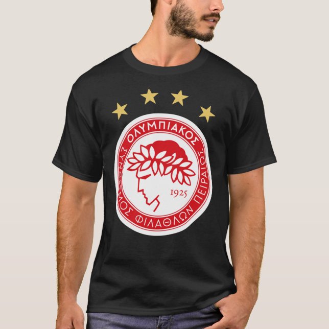 Camiseta GREECE-OLYMPIACOS FC LOGO Classic T-Shirt (Anverso)
