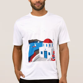 Camiseta Greek island landscape