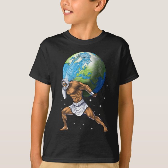 Camiseta Greek Mythology God Atlas (Anverso)