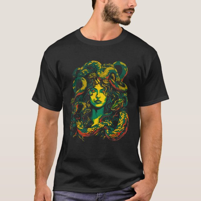 Camiseta Greek Mythology Medusa (Anverso)