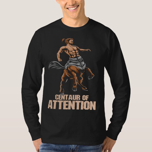 Camiseta Greek Mythology Minotaur I Centaur of Attention (Anverso)