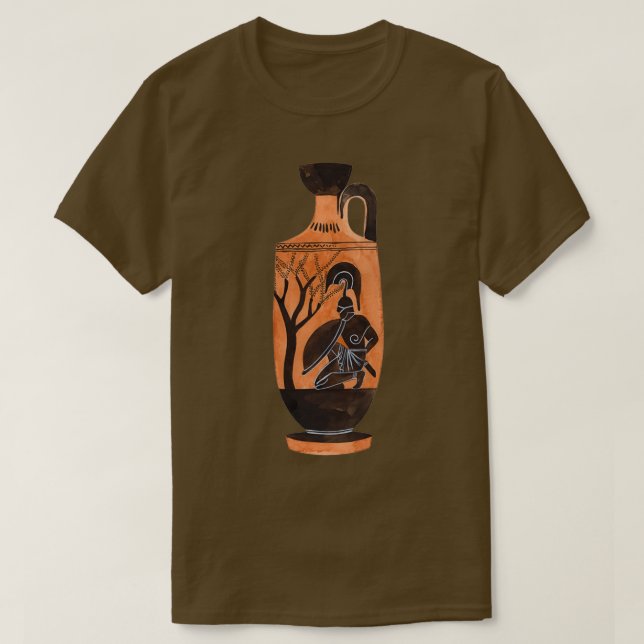 Camiseta GREEK POTTERYwarrior (Diseño del anverso)