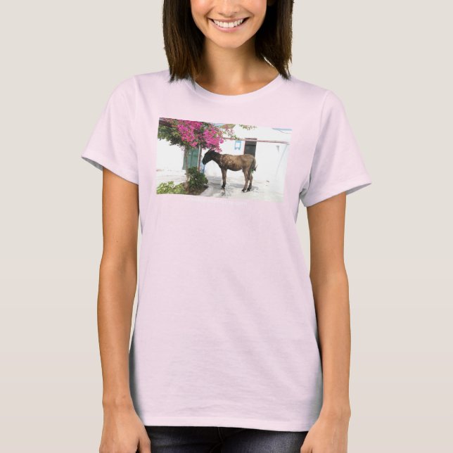 Camiseta GreekIslandHouse.com Mascota del burro (Anverso)