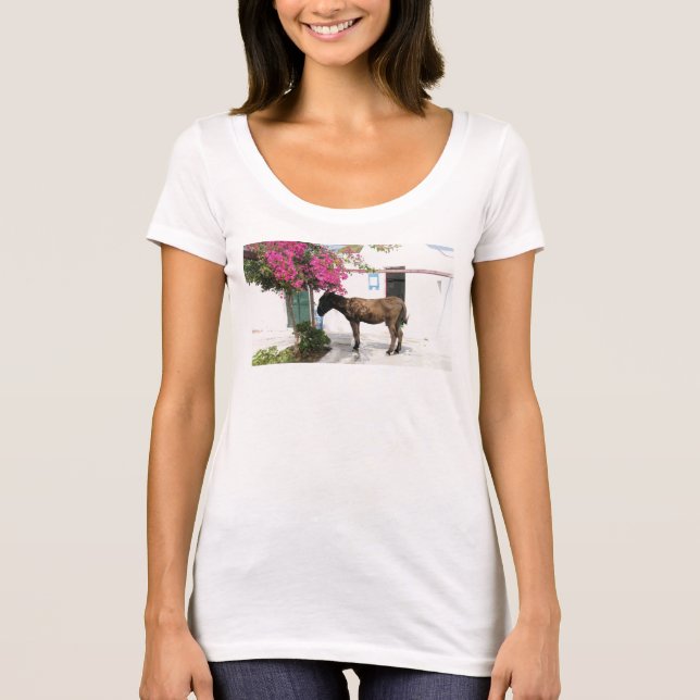 Camiseta GreekIslandHouse.com Mascota del burro (Anverso)