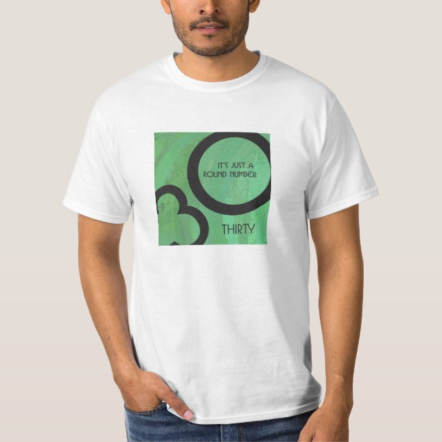 Camiseta Green 30 Decade Birthday (Anverso)