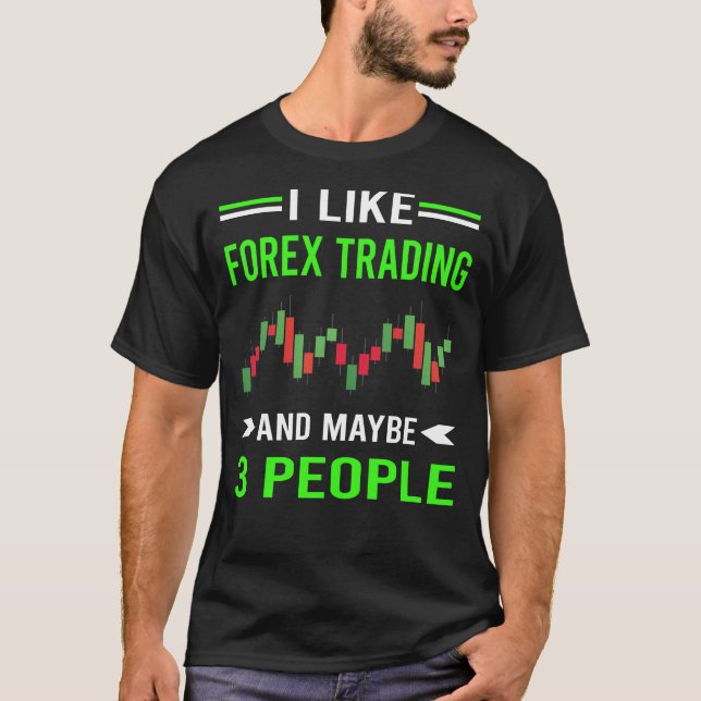 Camiseta Green 3 People Forex Trader (Anverso)