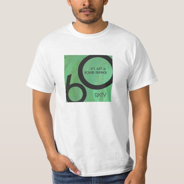 Camiseta Green 60 Decade Birthday (Anverso)
