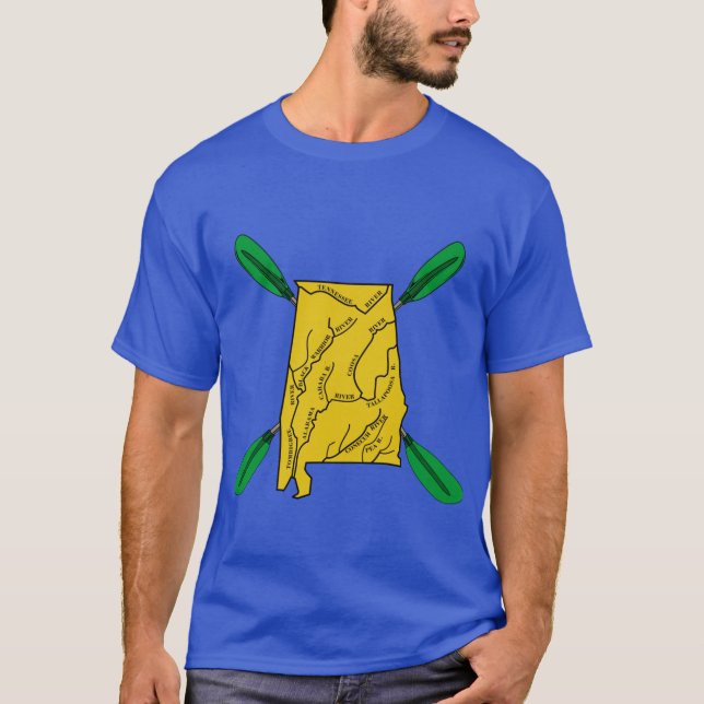 Camiseta Green Bama Paddler Alabama Paddler Alabama Kayak P (Anverso)
