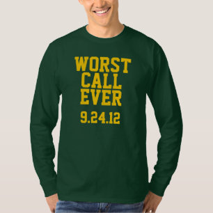 Camiseta Green Bay Football : La peor llamada de la histori