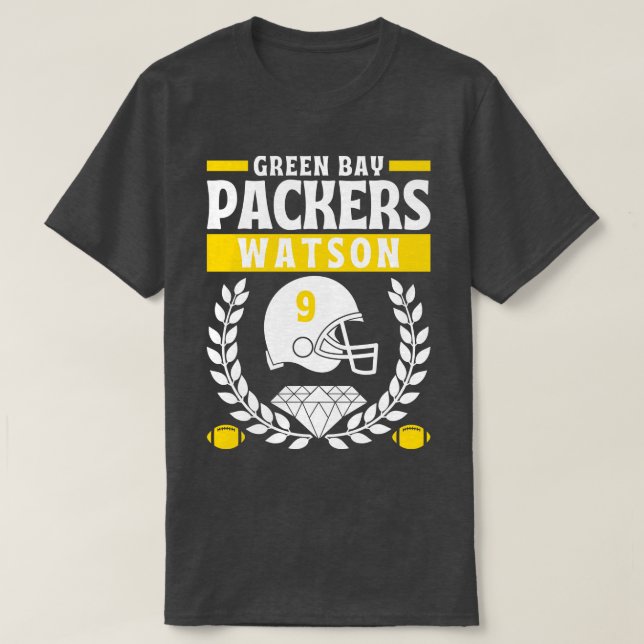 Camiseta Green Bay Packers Christian Watson 9 Edition (Diseño del anverso)