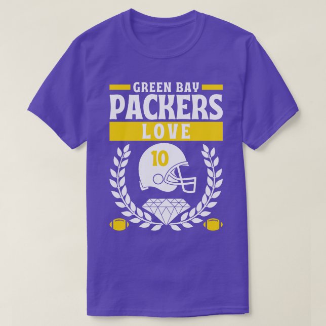 Camiseta Green Bay Packers Love 10 Edition (Diseño del anverso)