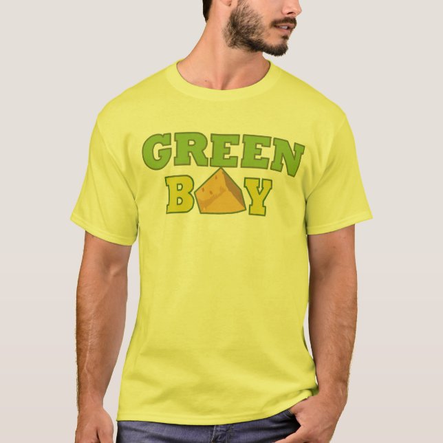 Camiseta Green Bay T-Camisa-Amarillo (Anverso)