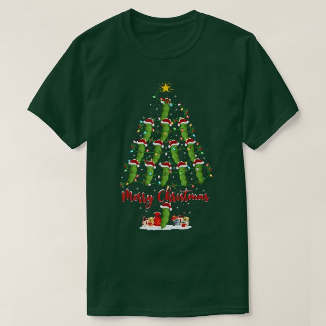 Camiseta Green Bean Lover Matching Santa Green Bean Christm (Diseño del anverso)