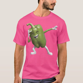Camiseta Green Bell Pepper Dabbing Realist