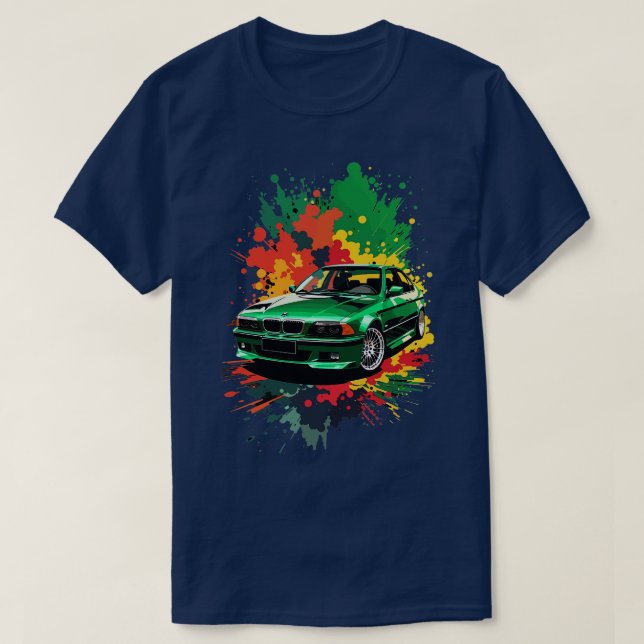 Camiseta Green Bmw E39 (Diseño del anverso)