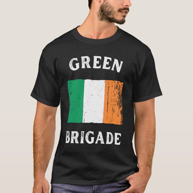 Camiseta GREEN BRIGADE Glasgow Irish (Anverso)