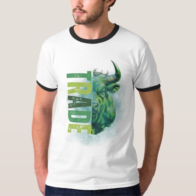 Camiseta Green bull | Trade Design (Anverso)