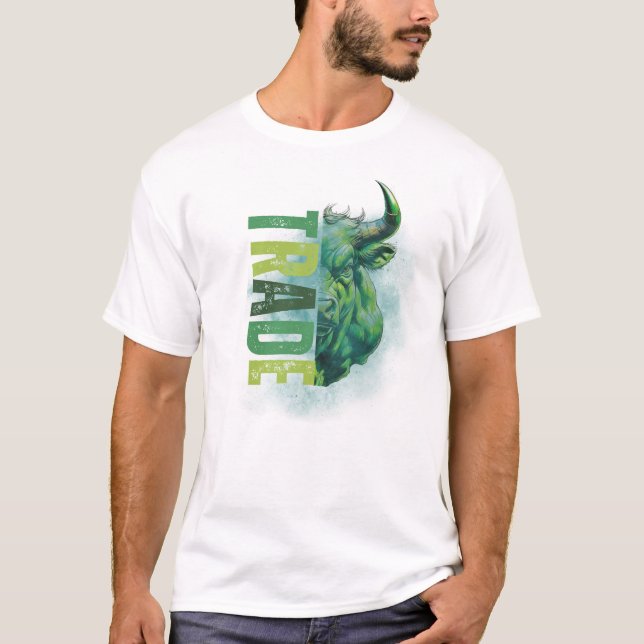 Camiseta Green bull | Trade Design (Anverso)