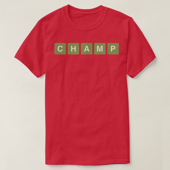Camiseta Green Champ Game  (Diseño del anverso)