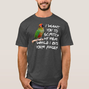 Camiseta Green Cheek Conure Parrot Bird Lover Conure Gift