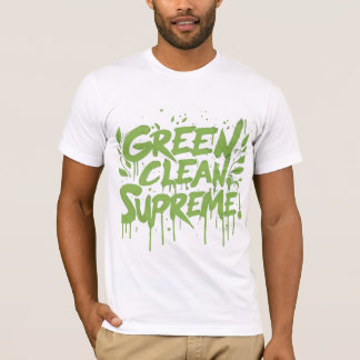 CAMISETA GREEN CLEAN SUPREME