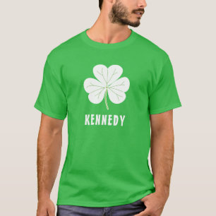 Camiseta Green Clover Shamrock Ireland Irish Custom Name