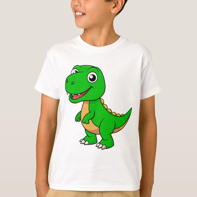 Camiseta  Green Dino Kids (Anverso)