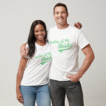 Camiseta Green Father of the Bride<br><div class="desc">Celebrate the wedding day with this Mint Green design for the Father of the Bride. Wear to engagement parties,  showers,  rehearsal or the big day.</div>