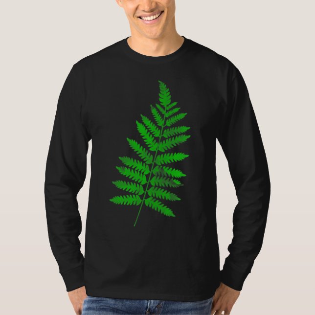 Camiseta Green Fern deja Me encanta la jardinería de jardín (Anverso)