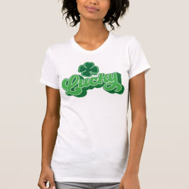 Camiseta Green Four Leaf Clover Lucky T-Shirt