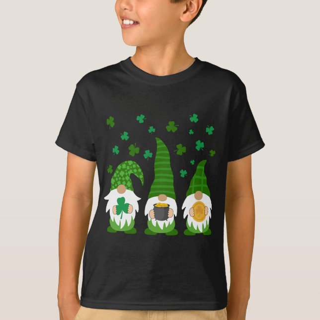 Camiseta Green Gnome St. Patrick's Day Irish Gnome Lucky Sh (Anverso)