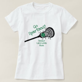 Camiseta Green Go Team Lacrosse Mom