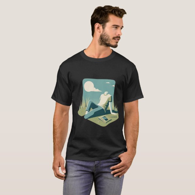 Camiseta green grass under the sunlight (Anverso completo)