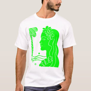 Camiseta Green Hula Chica Head