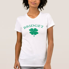 Camiseta Green Irish Four Leaf Clover St Patrons Day