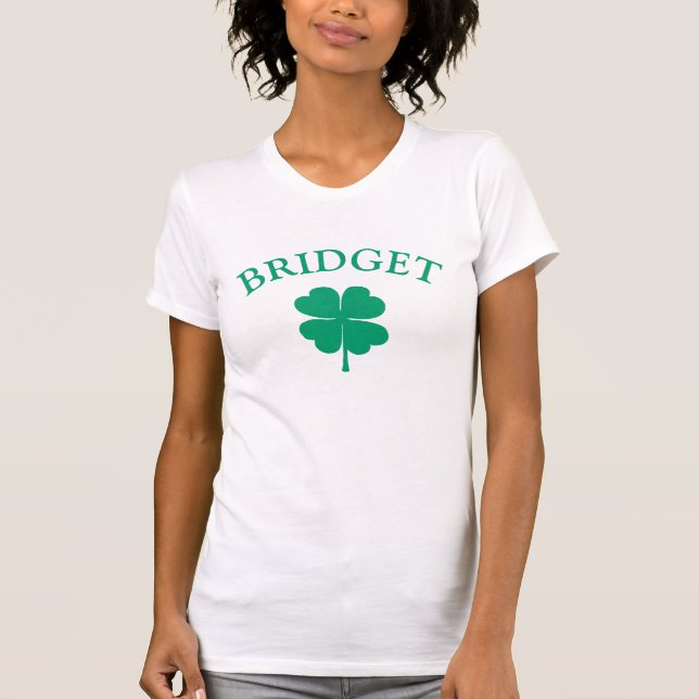 Camiseta Green Irish Four Leaf Clover St Patrons Day (Anverso)
