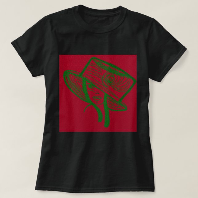 Camiseta Green Lady (Diseño del anverso)