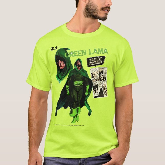 Camiseta Green Lama Classic Comic T-Shirt (Anverso)