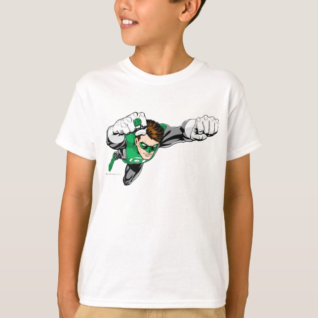 Camiseta Green Lantern - Comic, Flying Right (Anverso)