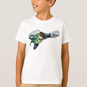 Camiseta Green Lantern - Fully Rendered, Flying Right