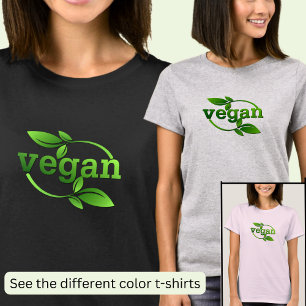 Camiseta Green Leaves Vegan